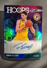 2019 Panini Hoops Premium Stock Hoops Ink TJ Leaf #HI-TJL card