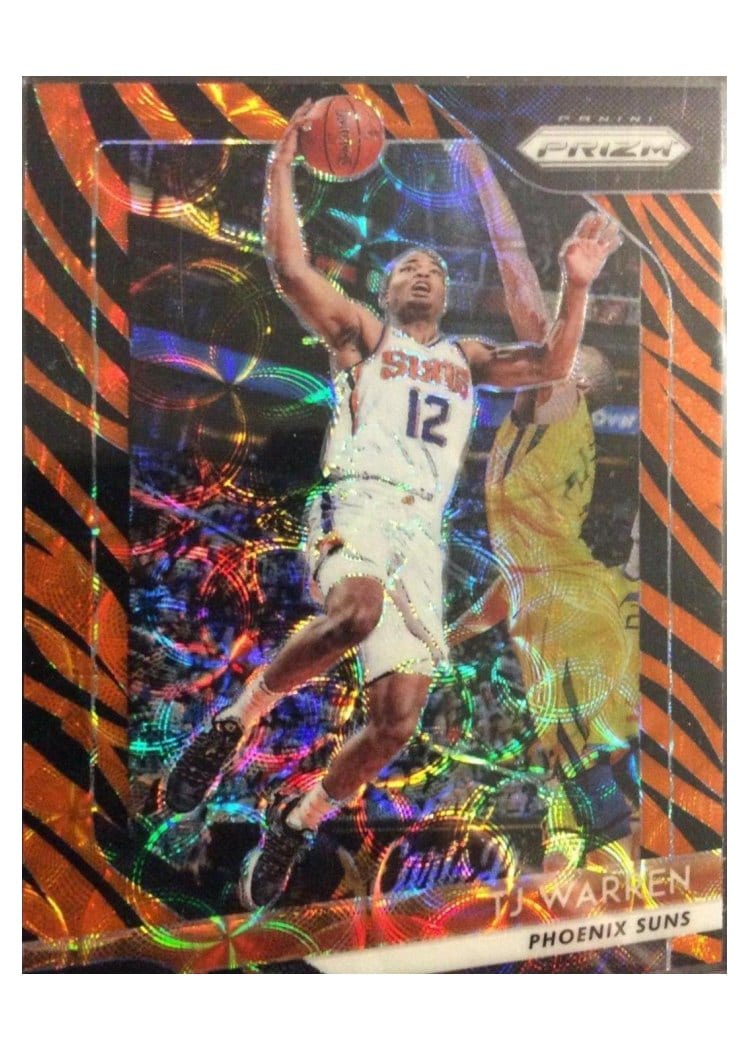 2018-19 Panini Prizm Base Set TJ Warren Tiger Stripe Choice Prizm #21