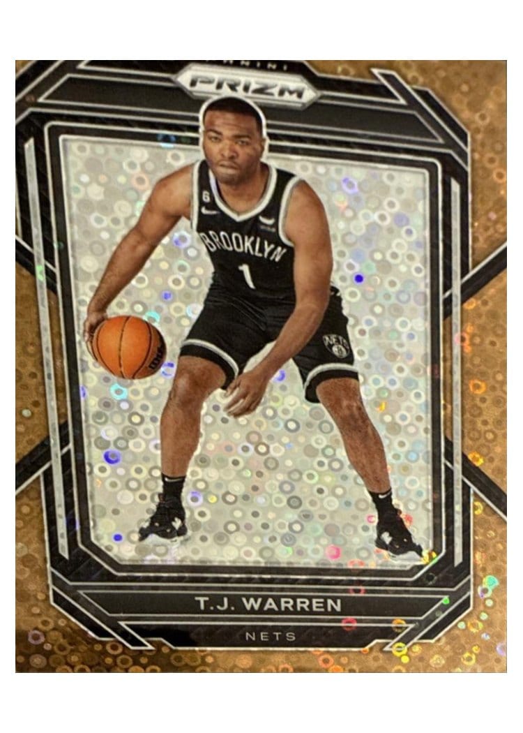 2018-19 Panini Prizm Base Set TJ Warren Fast Break Prizm Bronze #21