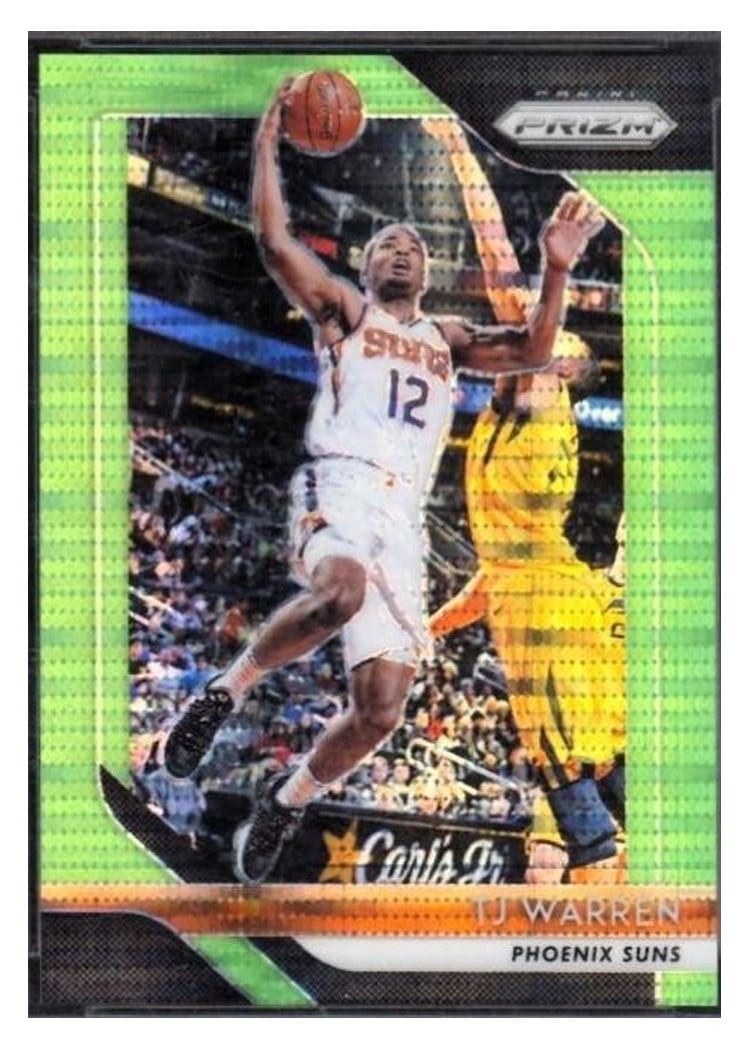 2018-19 Panini Prizm Base Set TJ Warren Green Pulsar Prizm #21