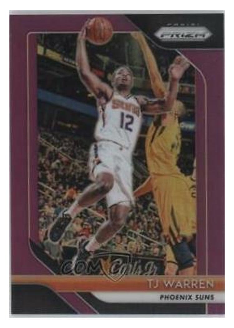 2018-19 Panini Prizm Base Set TJ Warren #21 card