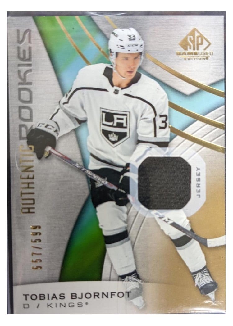 2019-20 SP Game Used Base Set Tobias Bjornfot #168 card
