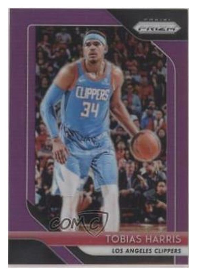 2018-19 Panini Prizm Base Set Tobias Harris #244 card