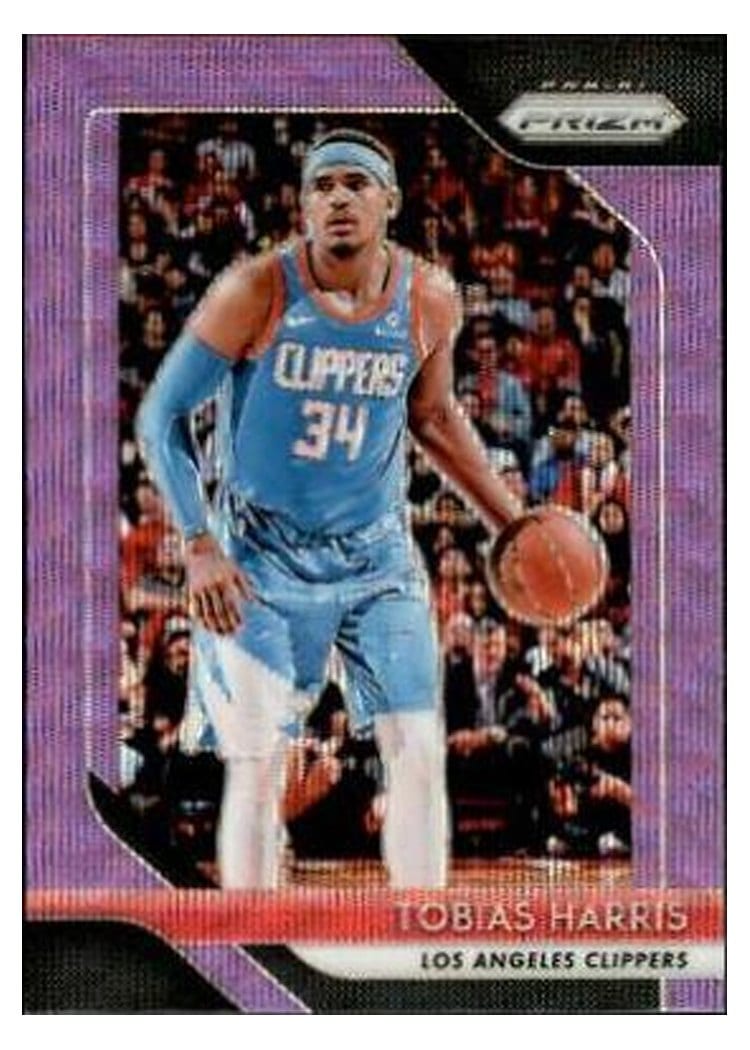 2018-19 Panini Prizm Base Set Tobias Harris #244 card