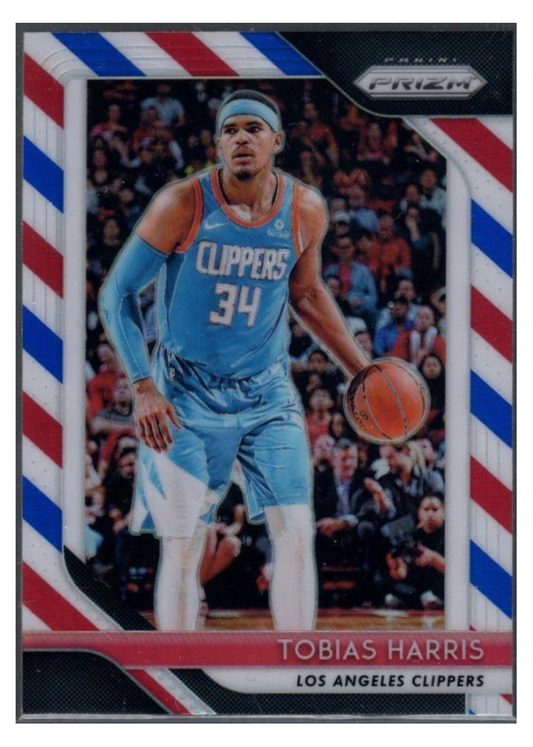 2018-19 Panini Prizm Base Set Tobias Harris #244 card