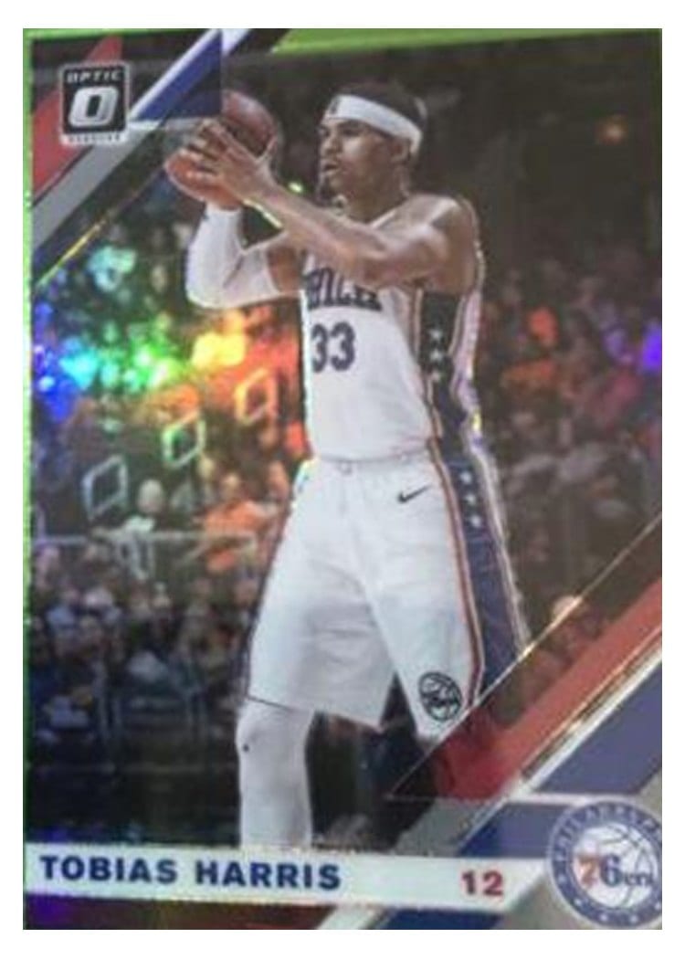 2019-20 Donruss Optic Base Set Tobias Harris #75 card