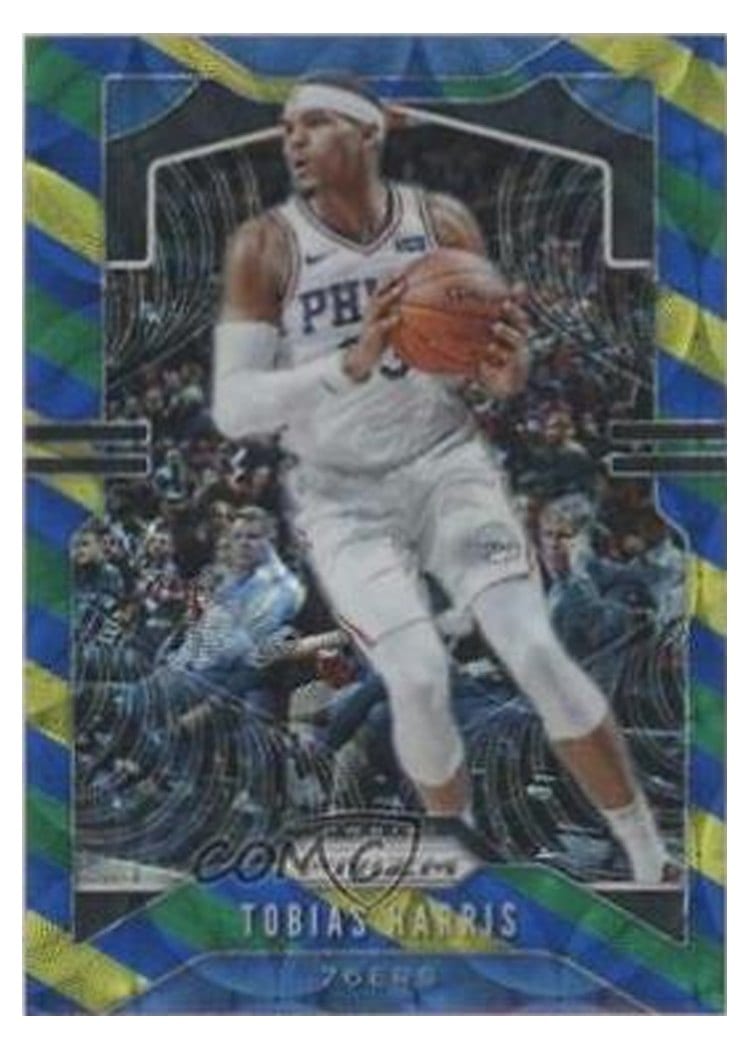 2019-20 Panini Prizm Base Set Tobias Harris #45 card