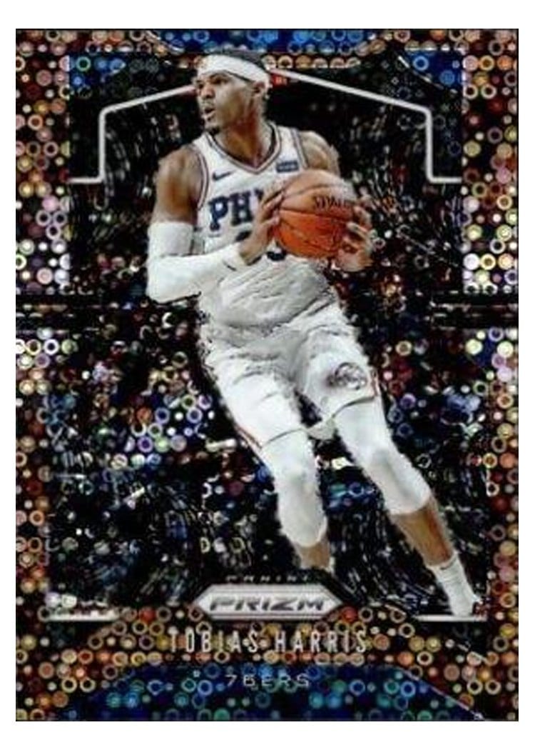 2019-20 Panini Prizm Base Set Tobias Harris #45 card