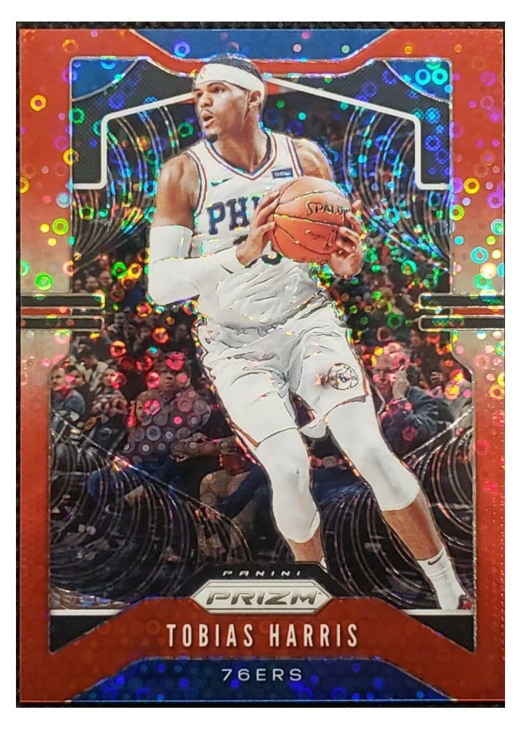 2019-20 Panini Prizm Base Set Tobias Harris #45 card