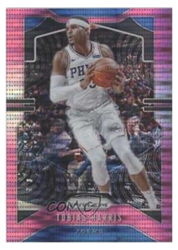 2019-20 Panini Prizm Base Set Tobias Harris #45 card