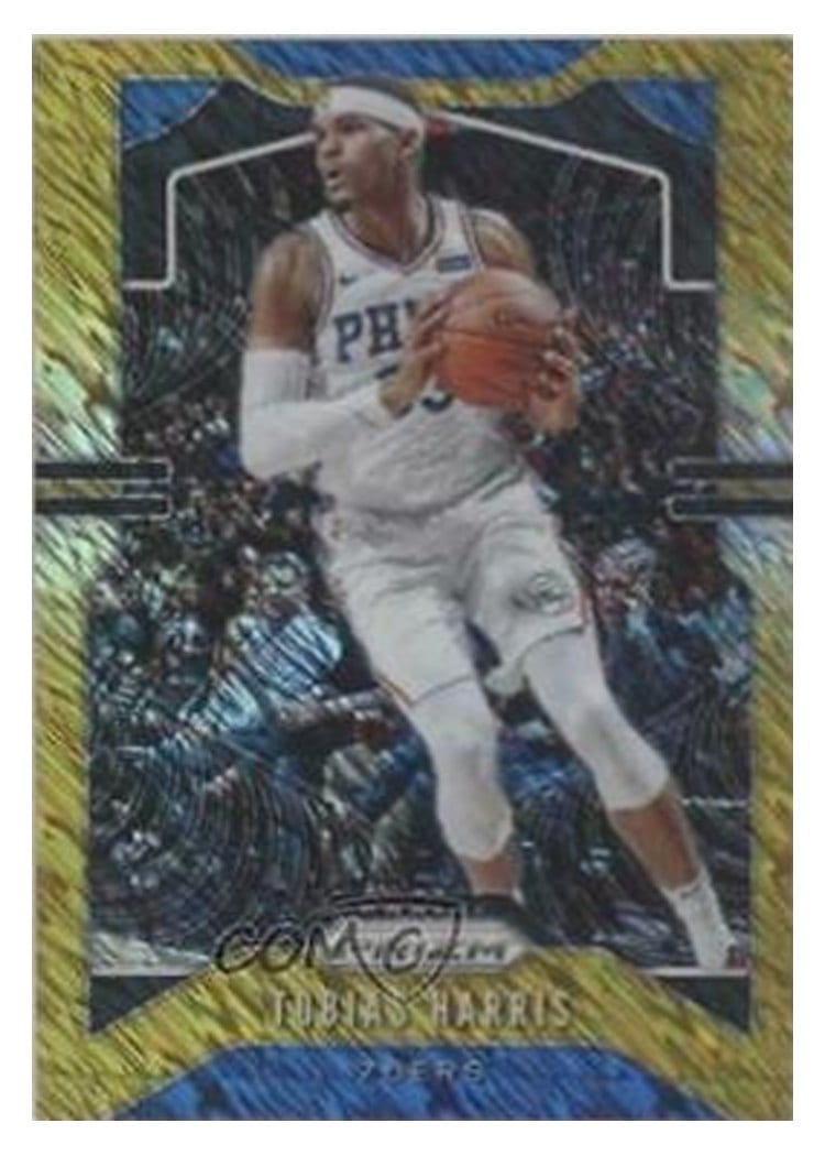 2019-20 Panini Prizm Base Set Tobias Harris #45 card