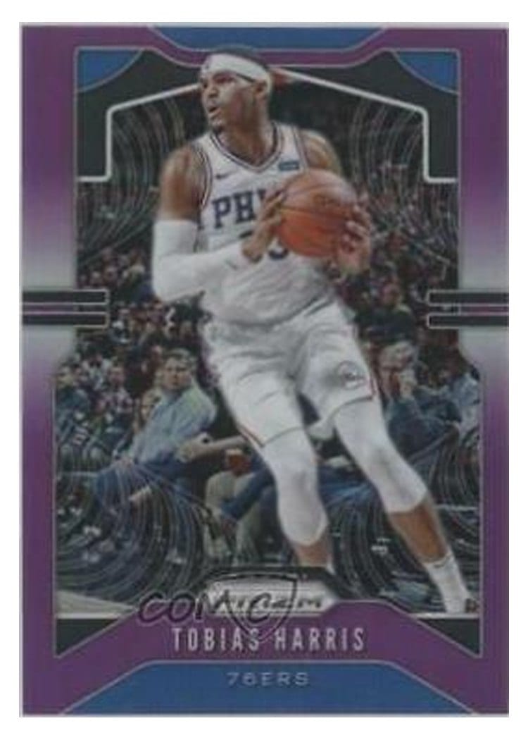 2019-20 Panini Prizm Base Set Tobias Harris #45 card
