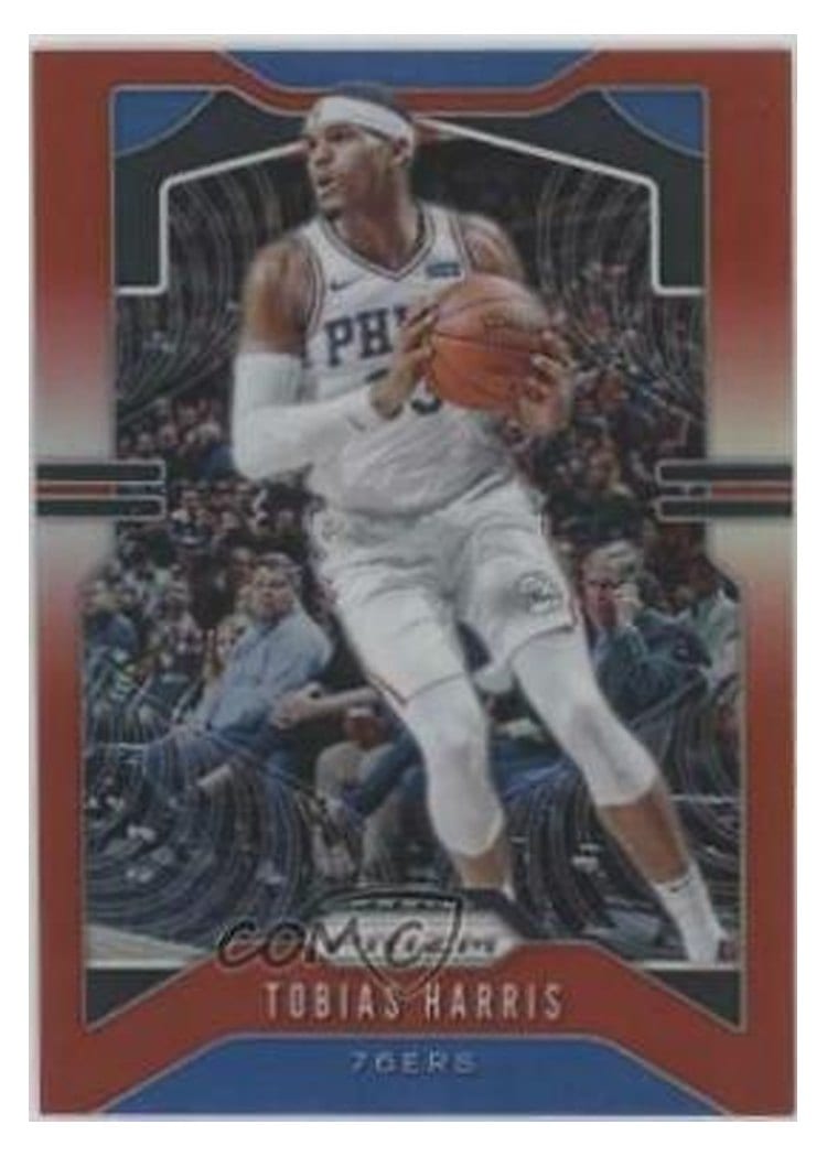 2019-20 Panini Prizm Base Set Tobias Harris #45 card