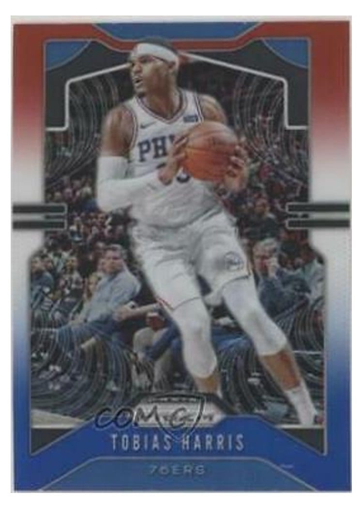 2019-20 Panini Prizm Base Set Tobias Harris #45 card