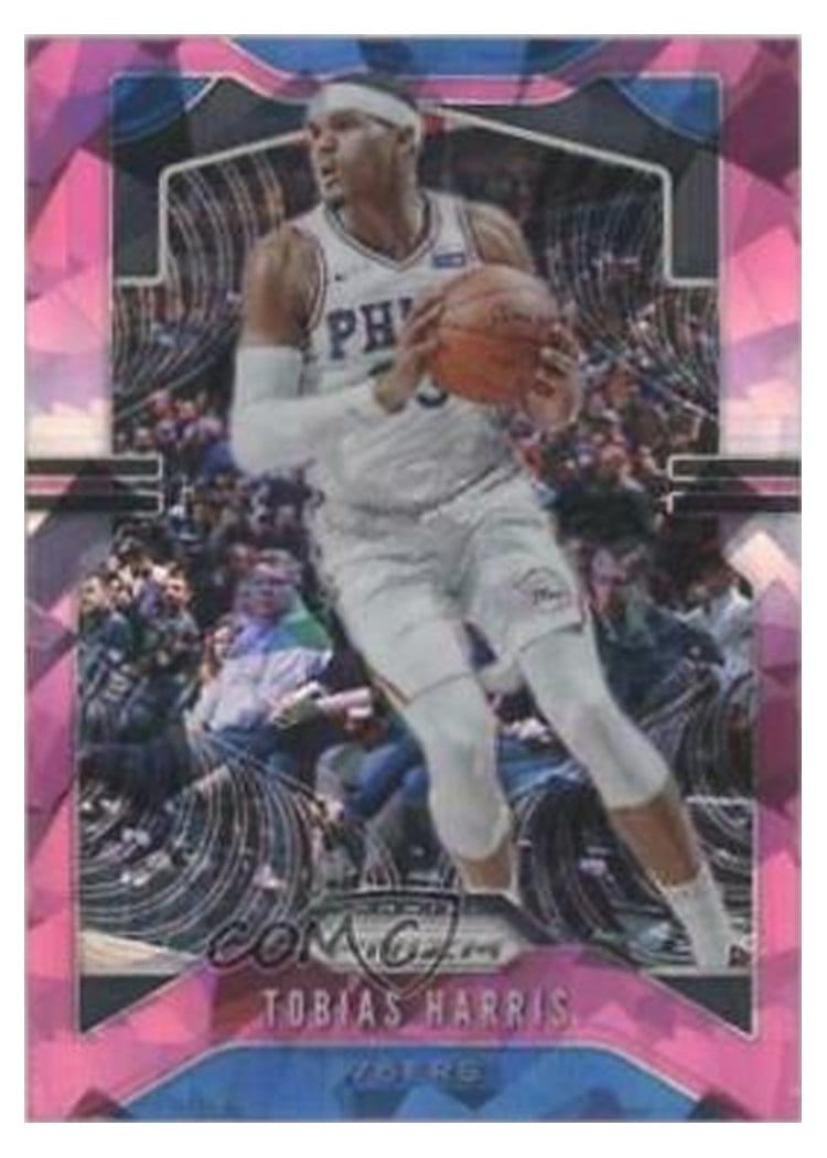 2019-20 Panini Prizm Base Set Tobias Harris Pink Ice Prizm #45 card
