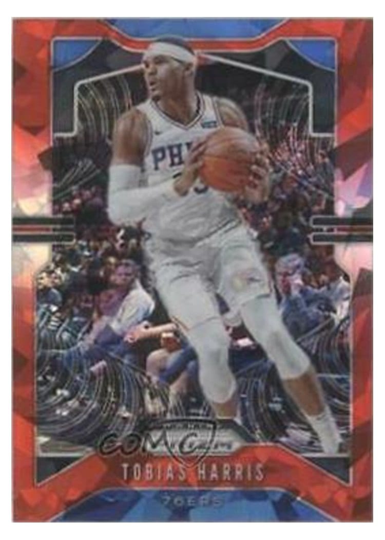 2019-20 Panini Prizm Base Set Tobias Harris #45 card
