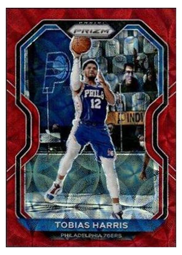2020-21 Panini Prizm Base Set Tobias Harris #202 card