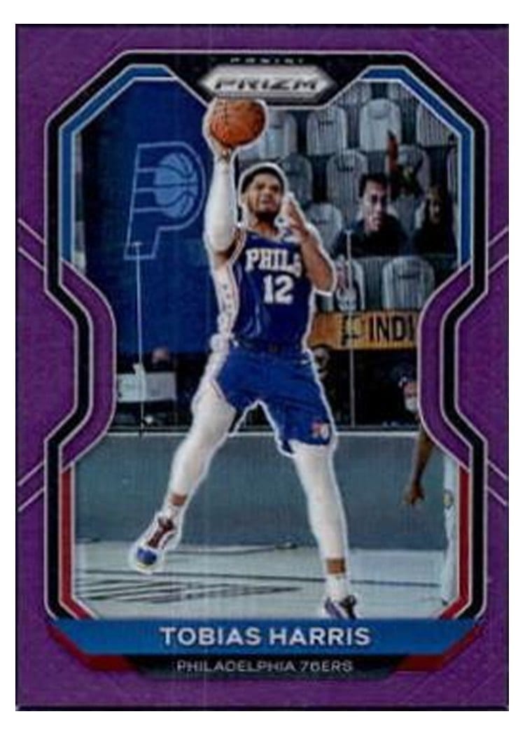 2020-21 Panini Prizm Base Set Tobias Harris #202 card