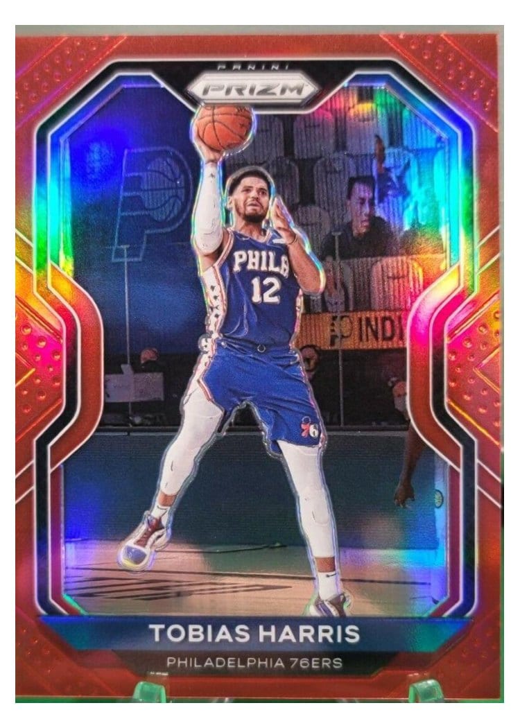2020-21 Panini Prizm Base Set Tobias Harris #202 card