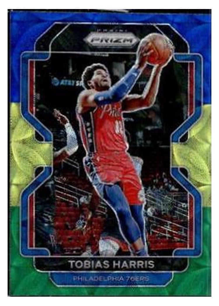 2021-22 Panini Prizm Base Set Tobias Harris #145 card