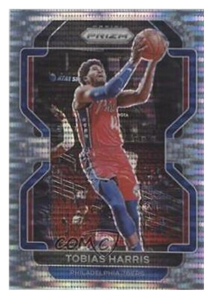 2021-22 Panini Prizm Base Set Tobias Harris #145 card