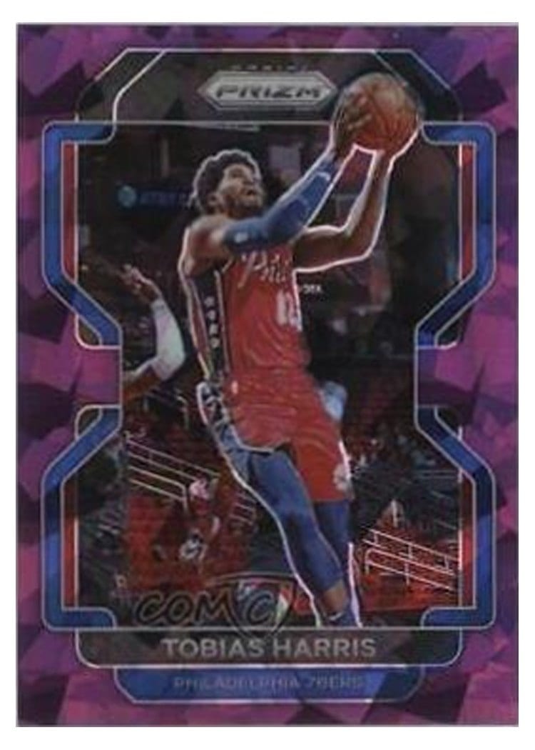 2021-22 Panini Prizm Base Set Tobias Harris #145 card
