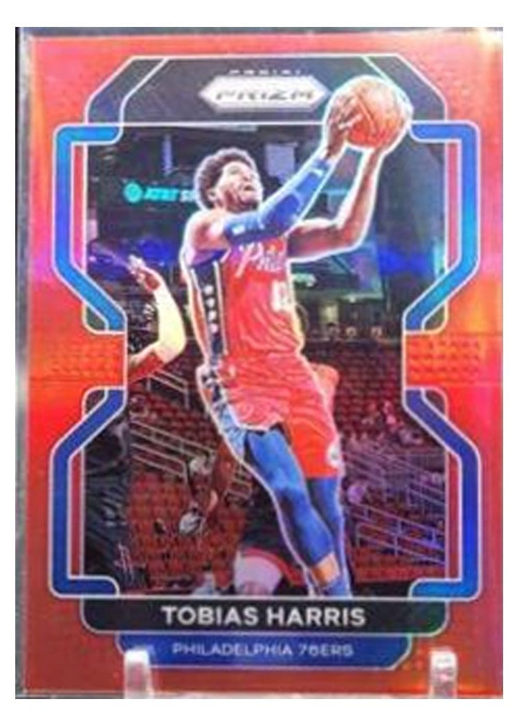 2021-22 Panini Prizm Base Set Tobias Harris #145 card