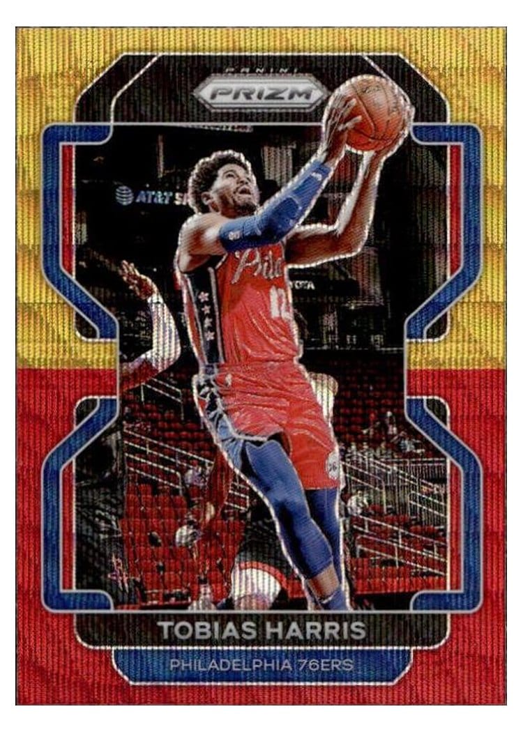 2021-22 Panini Prizm Base Set Tobias Harris #145 card