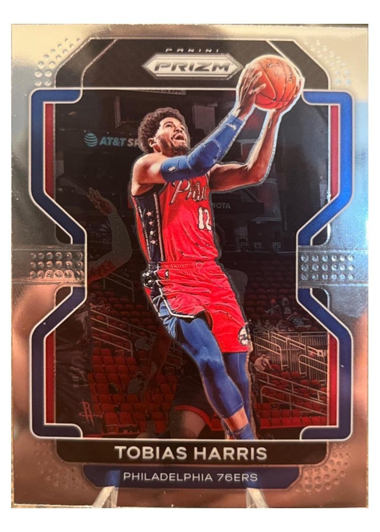 2021-22 Panini Prizm Base Set Tobias Harris #145 card