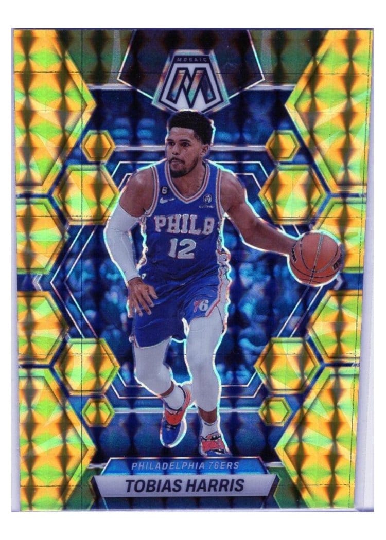 2022-23 Panini Mosaic Base Set Tobias Harris #28 card