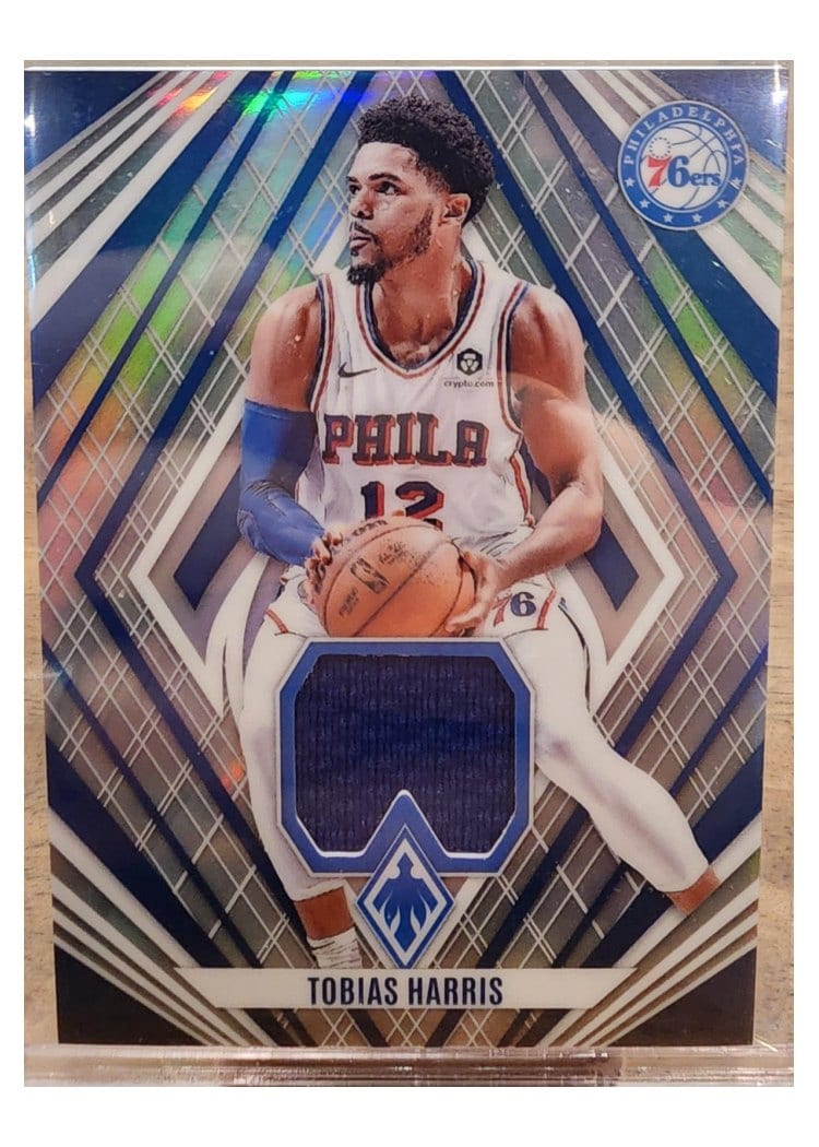 2023-24 Panini Phoenix Veteran Materials Tobias Harris #VM-HRS card