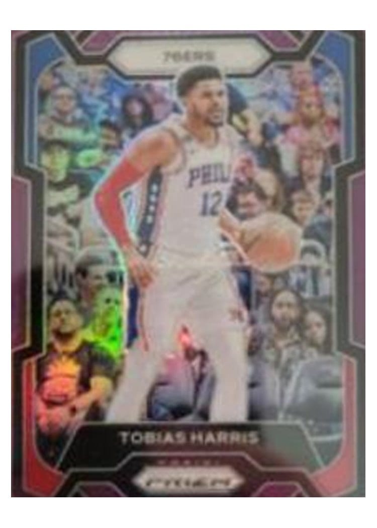 2023-24 Panini Prizm Base Set Tobias Harris #88 card