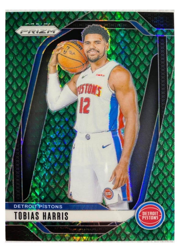 2024-25 Panini Prizm Base Set Tobias Harris Jade Dragon Scale #178 card