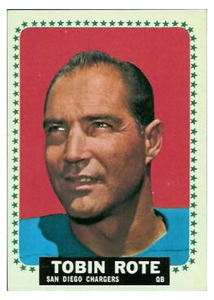 1964 Topps Tobin Rote #171 card