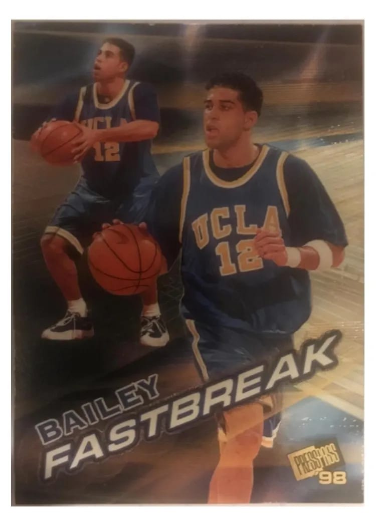 1998 Press Pass Fastbreak Toby Bailey #FB2 card