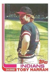 1982 Topps Base Set Toby Harrah #532 card