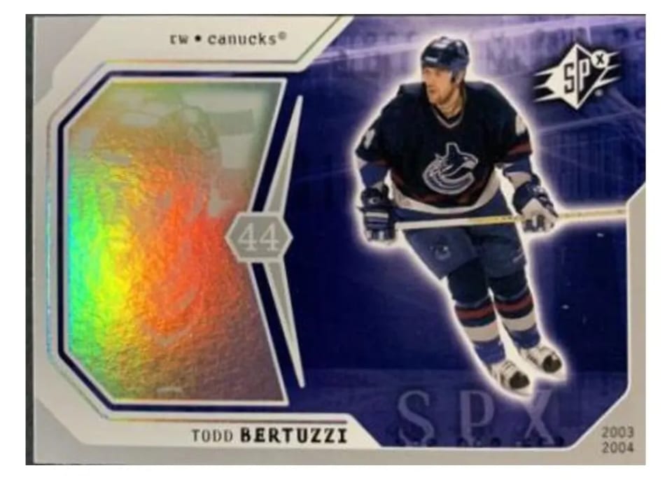 2003 SPx Todd Bertuzzi #96 card