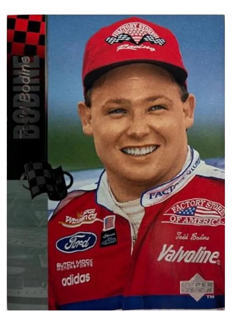 1995 Upper Deck Todd Bodine #40 card