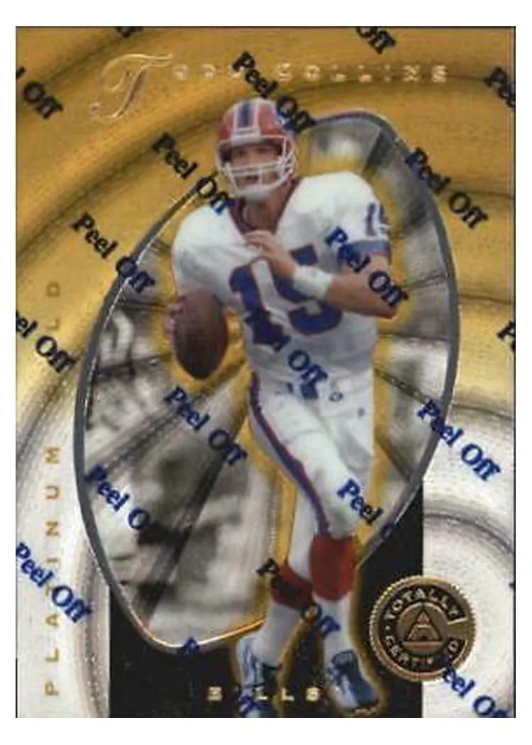 1997 Pinnacle Totally Certified Todd Collins #72 card