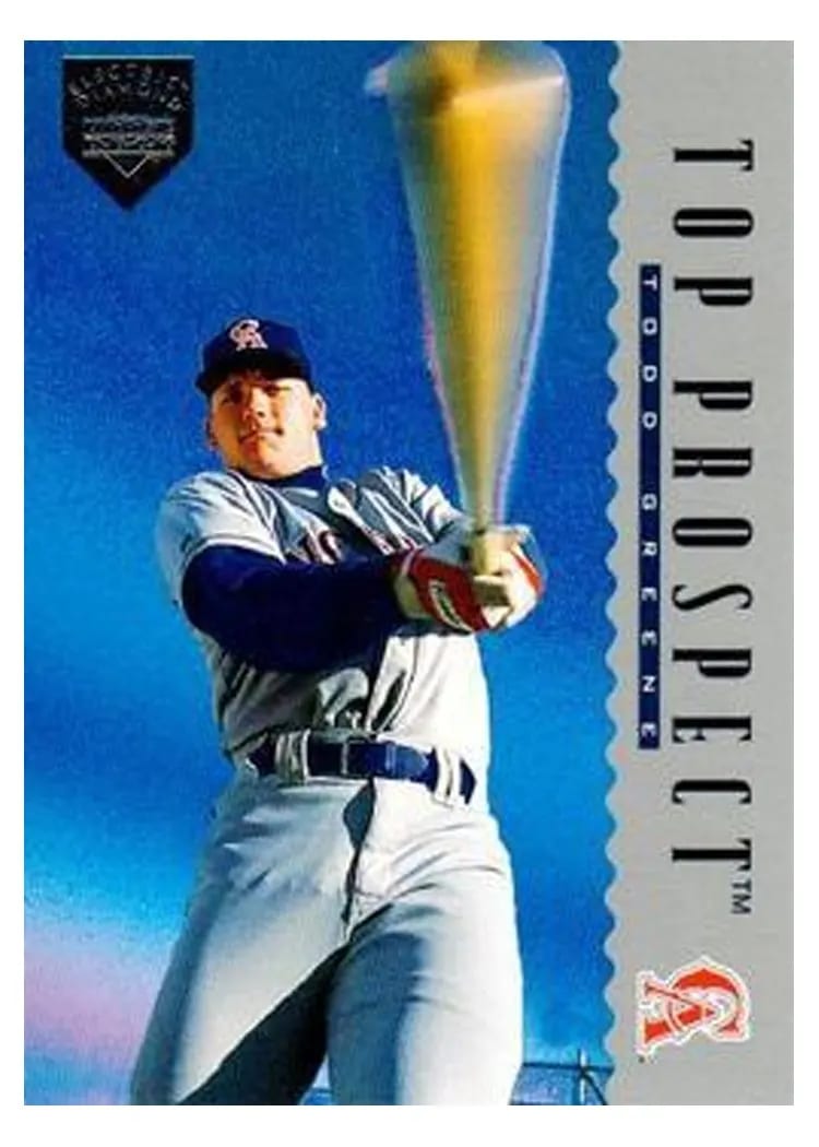 1995 Upper Deck Todd Greene #6 card