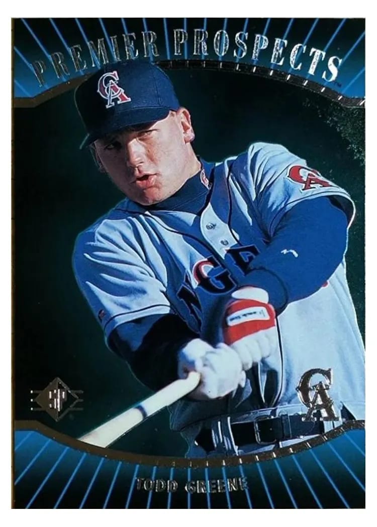 1996 SP Todd Greene #14 card