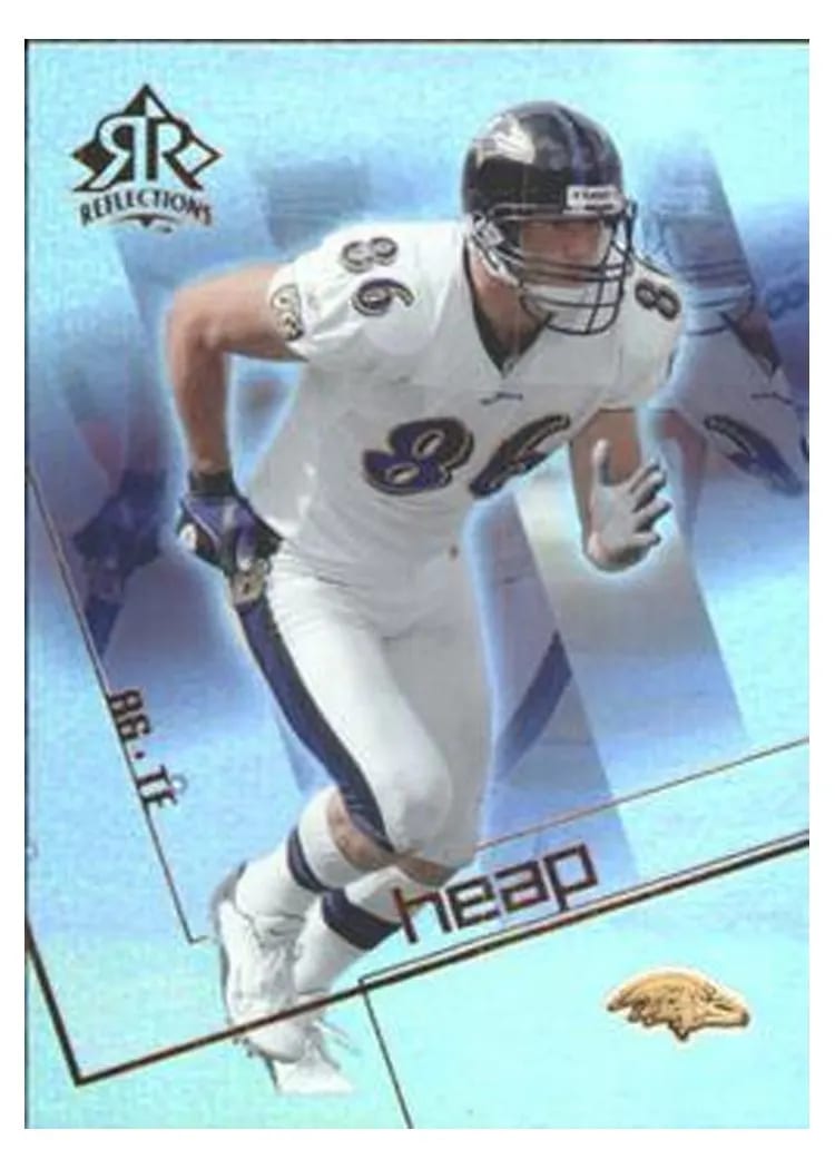 2004 Upper Deck Reflections Todd Heap #7 card