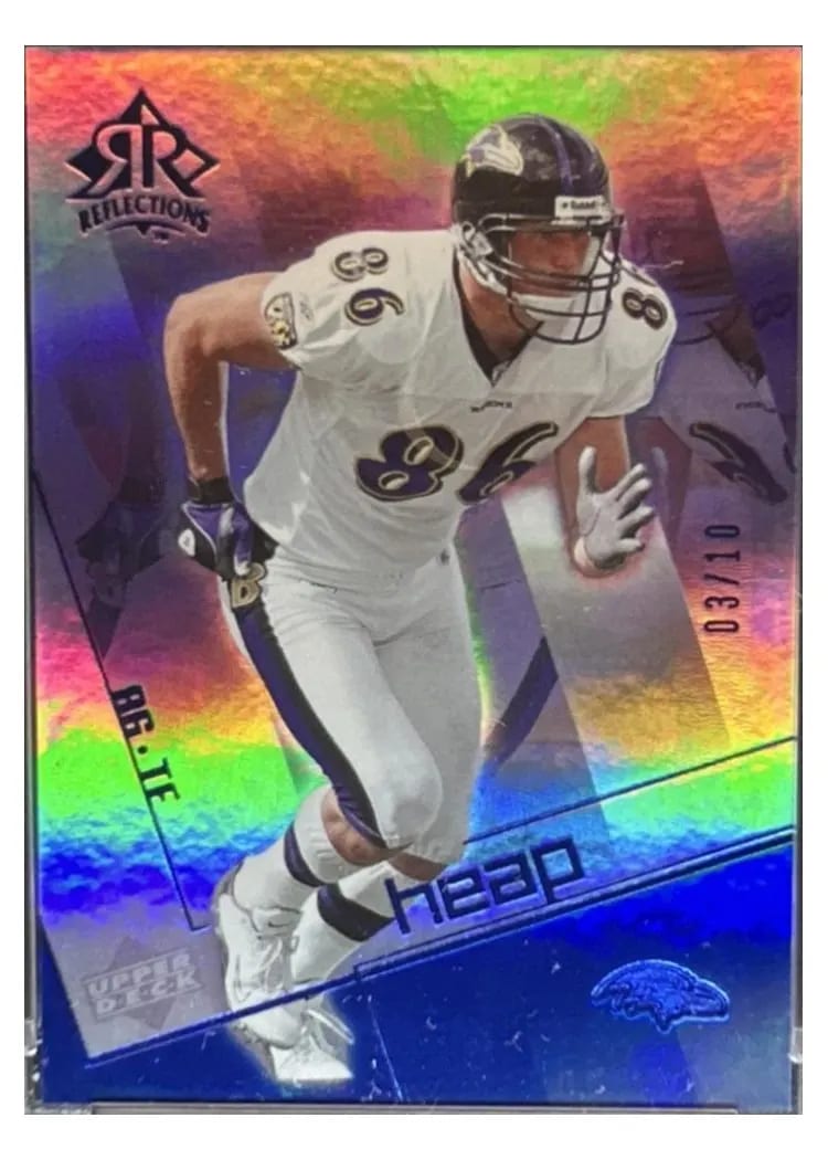 2004 Upper Deck Reflections Todd Heap #7 card
