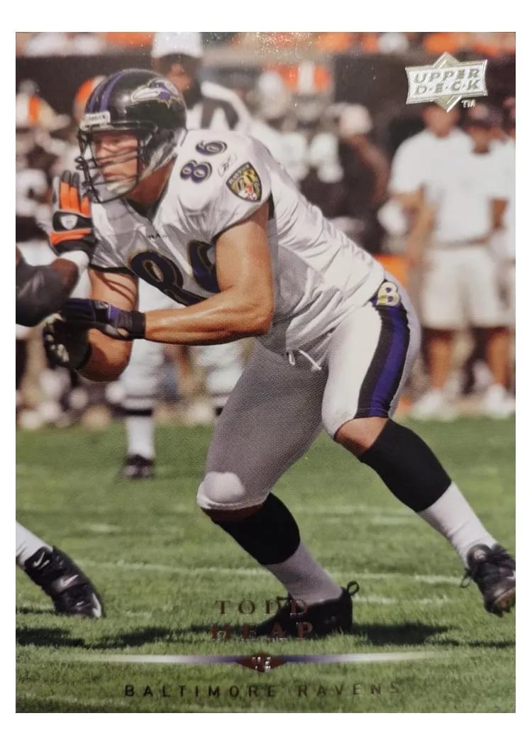 2008 Upper Deck Todd Heap #15 card