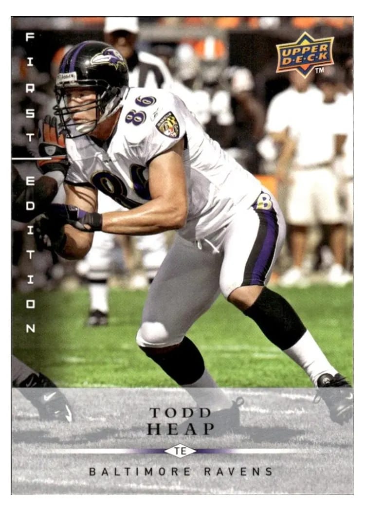 2008 Upper Deck First Edition Todd Heap #13 card