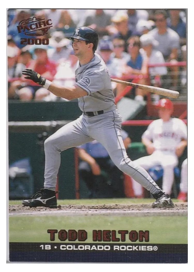 2000 Pacific Todd Helton card