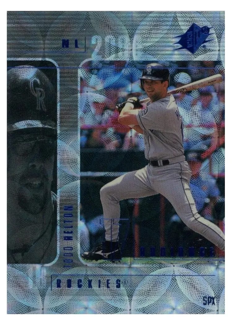 2000 Spx Todd Helton #75 card