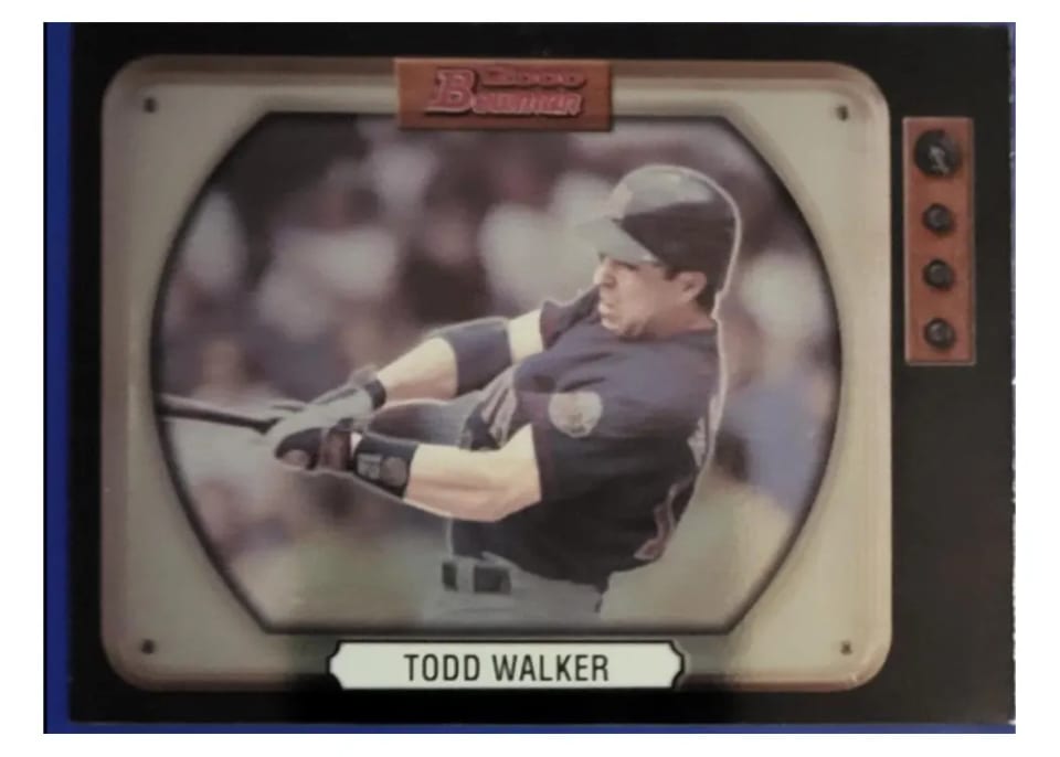 2000 Bowman Todd Walker #3 card