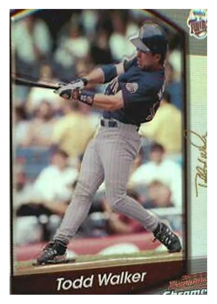 2000 Bowman Chrome Todd Walker #3 card