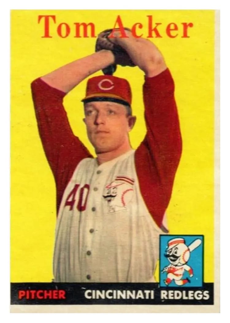 1958 Topps Tom Acker #149 card
